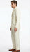 Men’s Ivory Tuxedo Suit with Satin Notch Lapel – Formal Wedding and Evening Wear Suit in Cream Off White Color