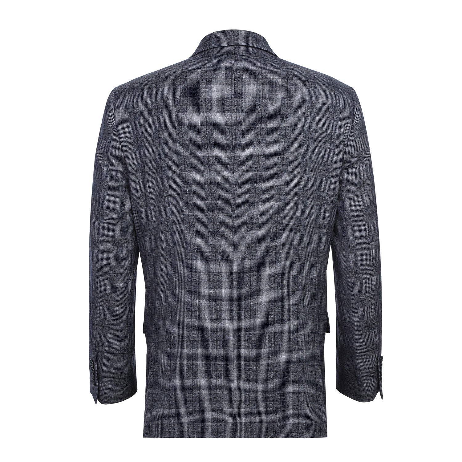 293-30 Men's Classic Fit Checked Suits - Image 3