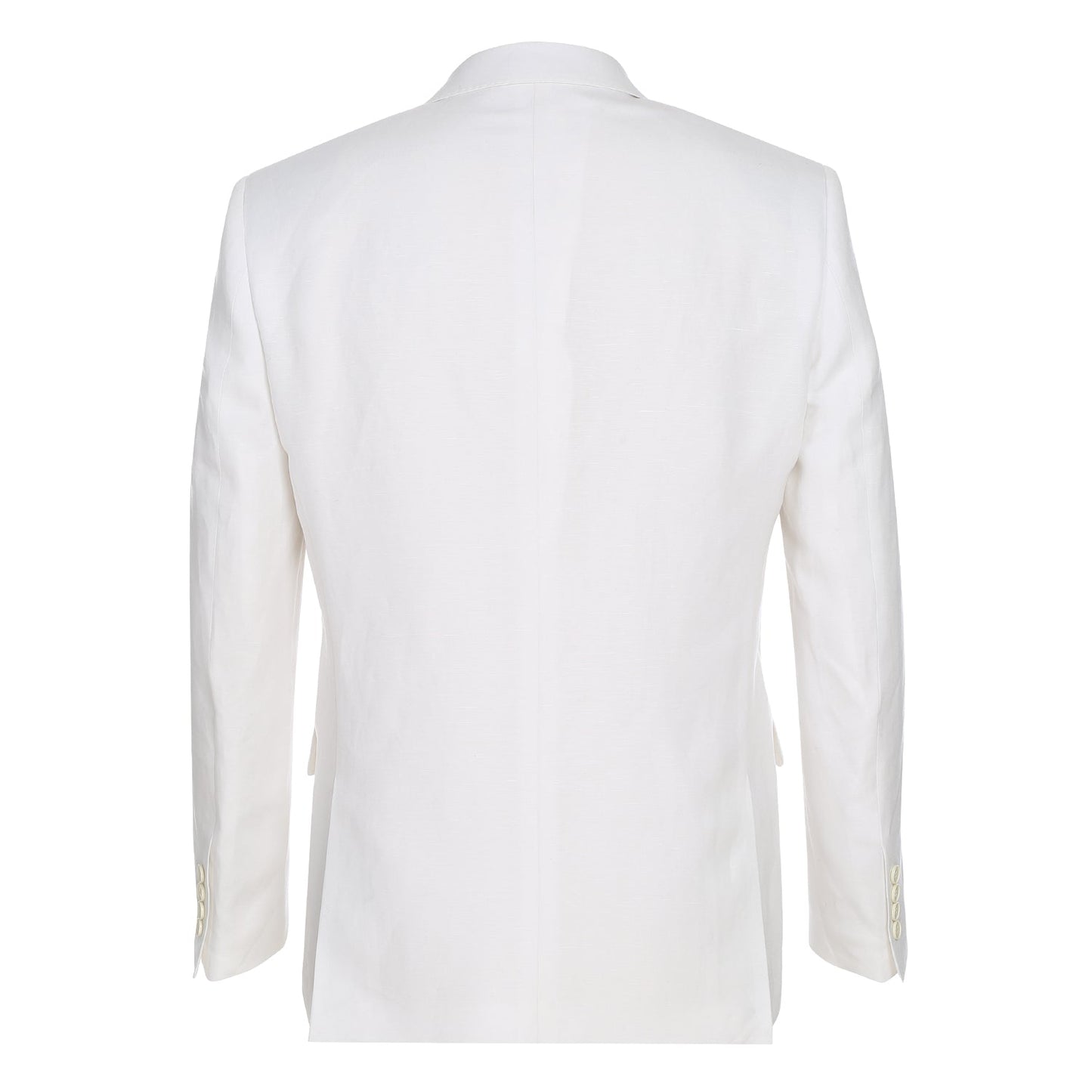 611-2 Men's New Slim Fit Checked Linen Suits - Image 3