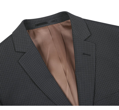 Renoi Designer Suit 293-9 Men's Two Piece Slim Fit Stretch Dress Suit