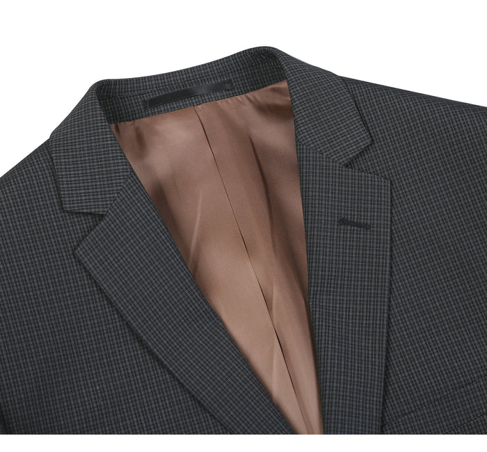 Renoi Designer Suit 293-9 Men's Two Piece Slim Fit Stretch Dress Suit