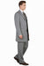 Mens Zoot Suit - Light Gray 3-Piece Suit with Vest – Classic Business and Wedding Formal Wear - 1920s Fashion