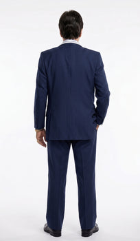 Tony Montana’s Blue Pinstripe 3 Piece Suit – Men’s Vintage Blue Striped Suit for Wedding, Prom and Classic Formal Wear