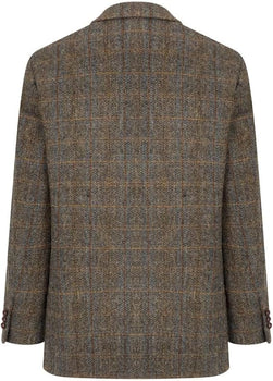 Walker and Hawkes Harris Tweed Blakemore Blazer for Men - Hand-Woven Wool Tweed Jacket with Polyester Lining, Regular Fit