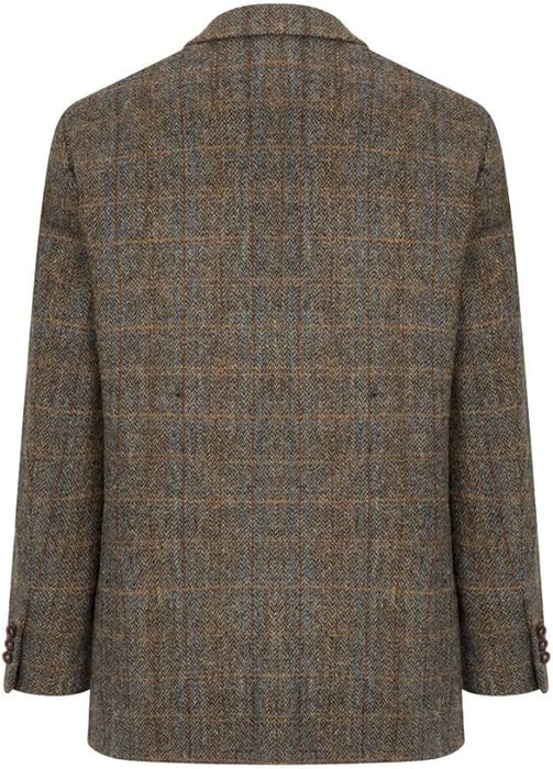 Walker and Hawkes Harris Tweed Blakemore Blazer for Men - Hand-Woven Wool Tweed Jacket with Polyester Lining, Regular Fit