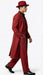 Men’s 1920s Red Zoot Suit – Long Mafia Gangster Three-Piece Vintage Outfit Zuit Pachuco Style