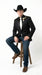 Men’s Black Tuxedo Western Blazer – Cowboy Style Formal Sport Coat Jacket for Dinner Jacket