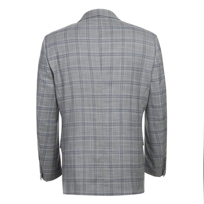 293-23 Men's Classic Fit Checked Suits - Image 3