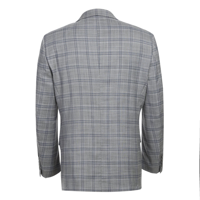 293-23 Men's Classic Fit Checked Suits - Image 3
