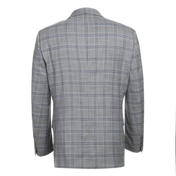 293-23 Men's Classic Fit Checked Suits - Image 3