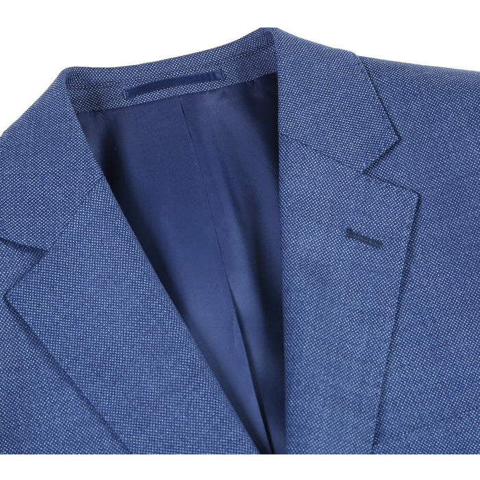 564-6 Men's Classic Fit Wool Blend Suits - Image 3