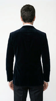 Mens Black Tuxedo Blazer – James Bond Inspired 007 Style Formal Dinner Jacket for Wedding and Evening Wear