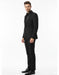 Mens Classic Black Designer Blazer with Beaded Lapel – Elegant Formal and Party Wear Dinner Jacket For Groom