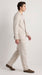 Men’s Informal Summer Suit, Light Beige Casual Linen Style Blazer and Pants Set
