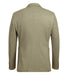 Half Canvas Slim Fit Blazer in Khaki