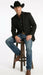 Men’s Black Western Blazer Jacket, Classic Cowboy Style Sport Coat for Casual Formal Wear with Jeans