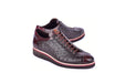 C21101-4005-OSt Genuine Ostrich Sneaker-Brown
