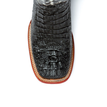 Men's Genuine Exotic Animal Skin Ferrini Hornback Crocodile Card Holder by Ferrini USA - Image 2