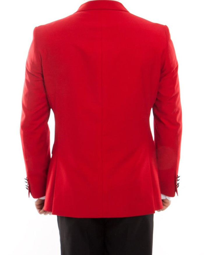 (42S, 48L) Slim fit Double Breasted Red Tuxedo