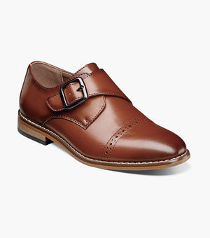 KIDS DESMOND Cap Toe Monk Strap