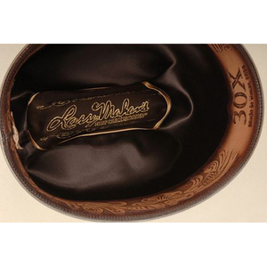 30x Larry Mahan Opulento Fur Felt Cowboy Hat Silver Belly