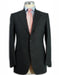 48 Short Suit - Mens Darkest Charcoal Gray Suits 48s