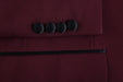Burgundy 2 Piece Tuxedo Shawl Lapel Slim Fit