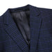 562-6 Men's Slim Fit Wool Stretch Checked Suits