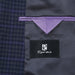 562-6 Men's Slim Fit Wool Stretch Checked Suits