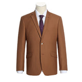 201-106 Men's 2-Piece Slim Fit Single Breasted Notch Lapel Suit