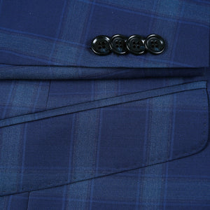 562-5 Men's Classic Fit Wool Checked Suits