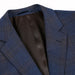562-7 Men's 3-Piece Wool Stretch Checked Suits