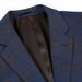 562-7 Men's 3-Piece Wool Stretch Checked Suits