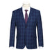 562-5 Men's Classic Fit Wool Checked Suits