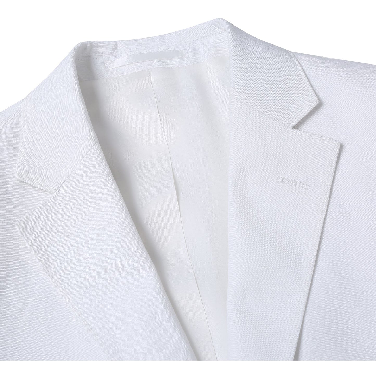 611-2 Men's New Slim Fit Checked Linen Suits - Image 4