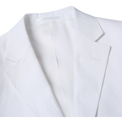 611-2 Men's New Slim Fit Checked Linen Suits - Image 4