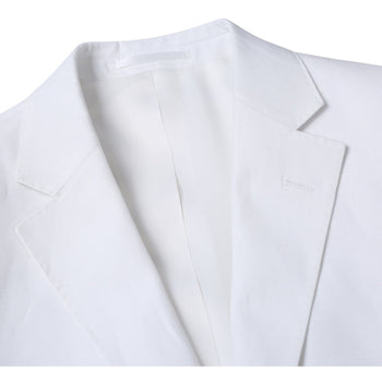 611-2 Men's New Slim Fit Checked Linen Suits - Image 4