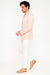 Men’s Blush Pink Slim Fit Blazer – Stylish Two-Button Sport Coat with Notch Lapel