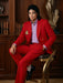 Men’s Red Suit Michael Jackson Award Ceremony Inspired Jacket – Classic Double Breasted Formal Suit , Stylish Party Dinner Jacket, Vintage Stage Wear