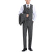 Designer Suit 278-1 Men's 3-Piece Classic Fit Single Breasted Windowpane Suit