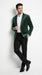Men’s Green and Gold Plaid Christmas Holiday Blazer – Classic Check Party Jacket for New Year, Wedding and Festive New Year event