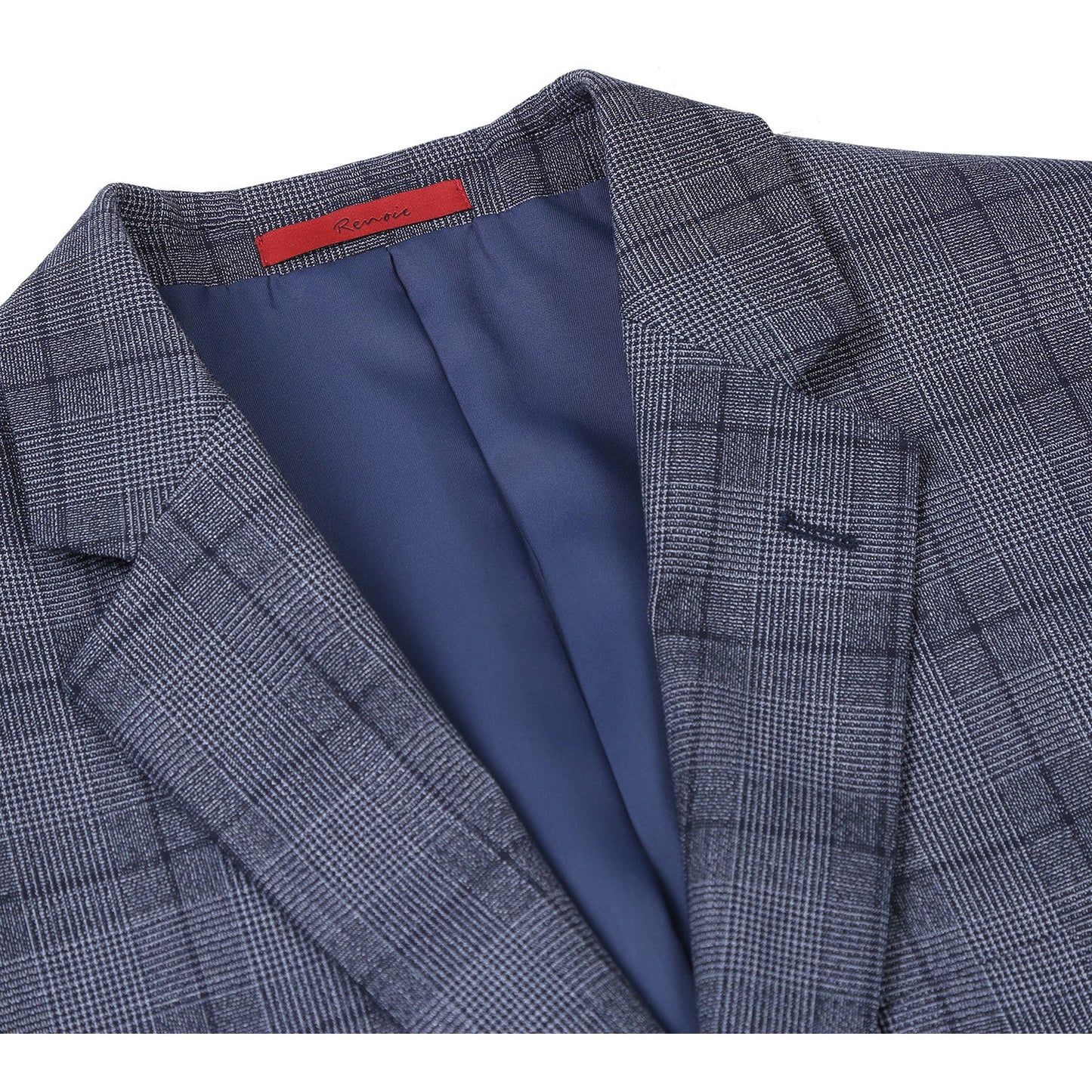 293-30 Men's Classic Fit Checked Suits - Image 4