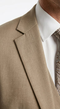 Big And Tall Men's Plus Size Men's Suits For Big Guys Beige
