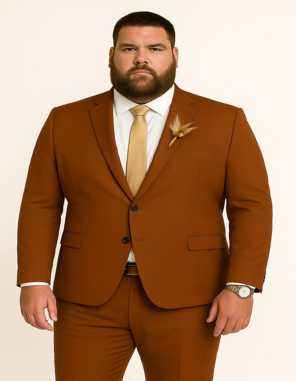Rust Groom Suit for Every Occasion Modern Fit