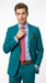 Men’s Teal Green Dark Turquoise Suit – Elegant Formal Suit for Business, Wedding, Party and Modern Style Wear