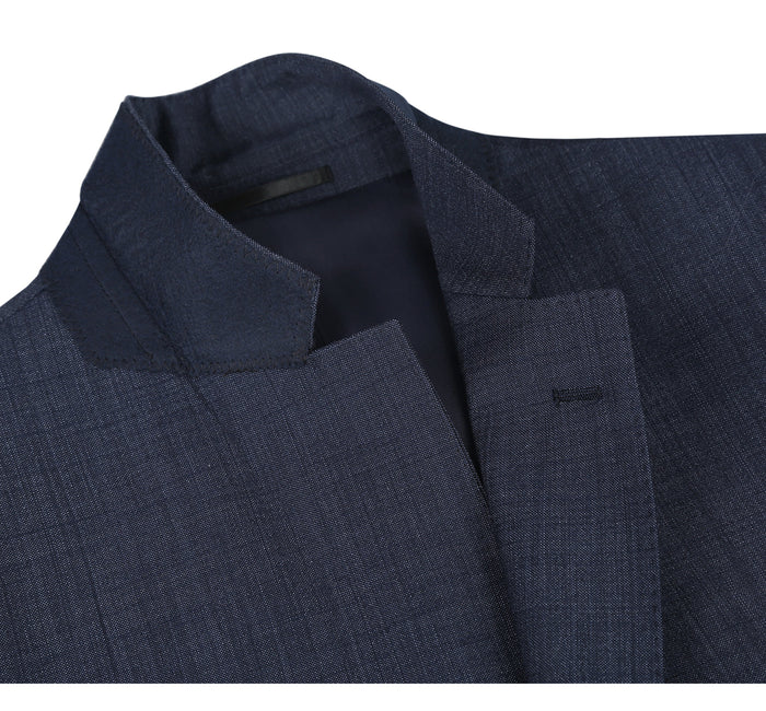 558-3 Men's Two Piece Classic Fit Wool Blend Suit - Image 4
