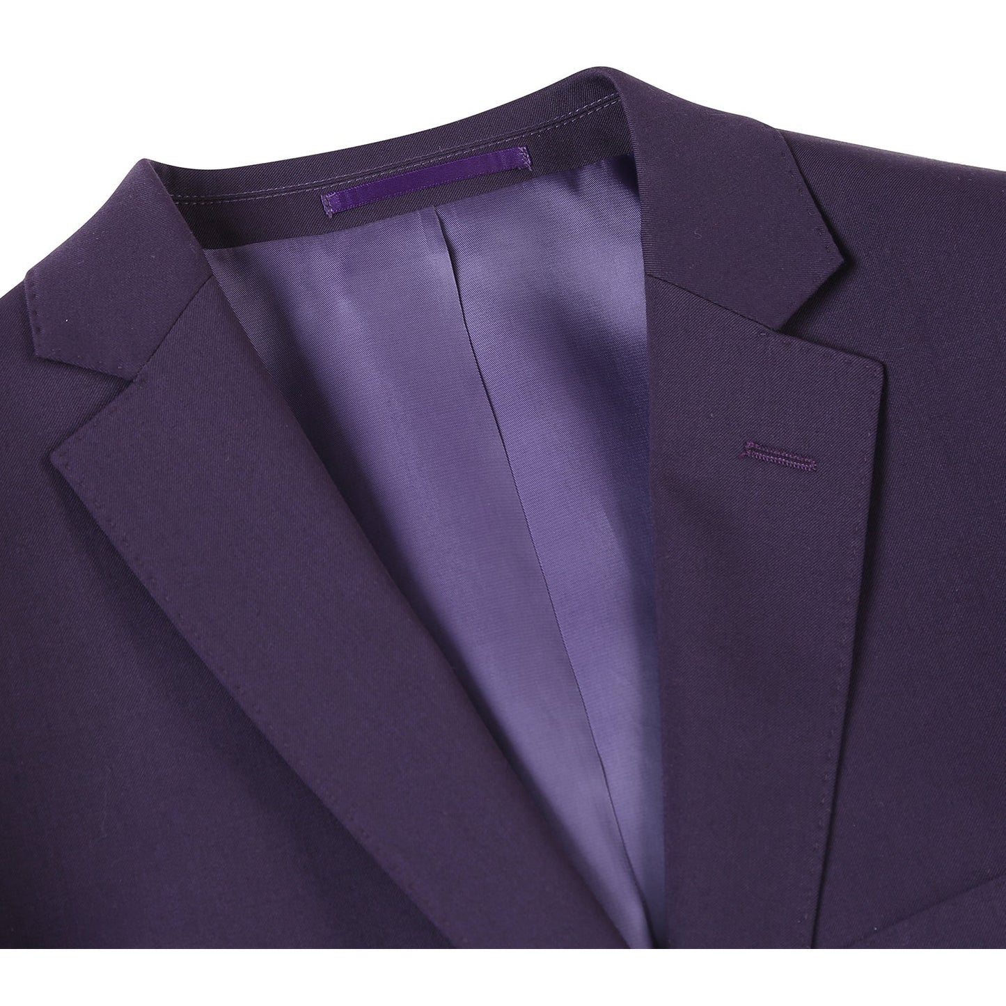 566-4 Men's Slim Fit Wool Suits - Image 4