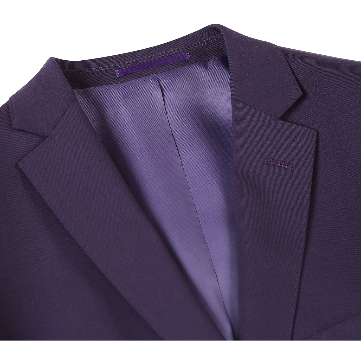566-4 Men's Slim Fit Wool Suits - Image 4