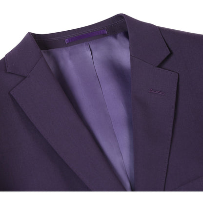 566-4 Men's Slim Fit Wool Suits - Image 4