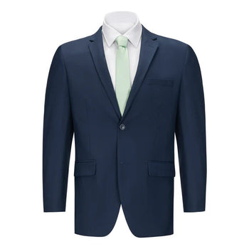 Mens Vested Midnight Blue Slim Fit Suit